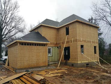Custom Home Progress Shot