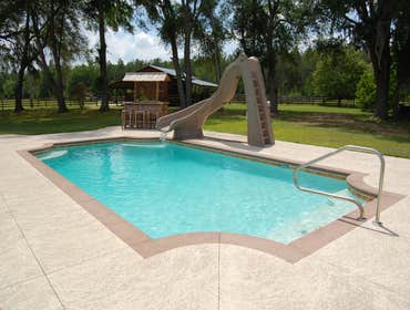 inground concrete pools These are just a couple of the inground concrete pools that Paragon Pools has built in the North Central Florida area. We would