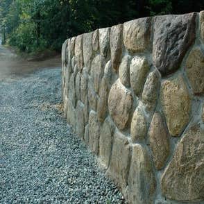 Custom concrete retaining walls