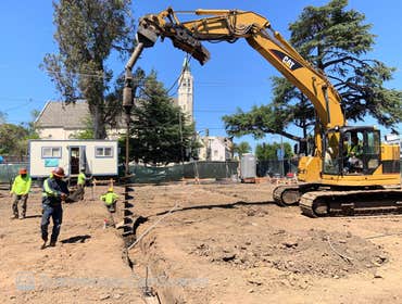 Photos by B and D Excavation and Construction #6 Drilling Foundation Piers, Excavation Foundation and Grading