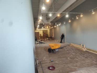 Frenchies Nail Salon Tenant improvement for a nail salon.