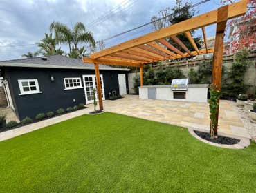 Custome Wood & Aluminum patio covers and outdoor Kitchen We can creat either a Simple or more complex custome contemporary to modern patio covers, and 
