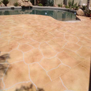 Stamped Pool Deck