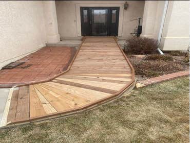 Residential Wooden Ramp