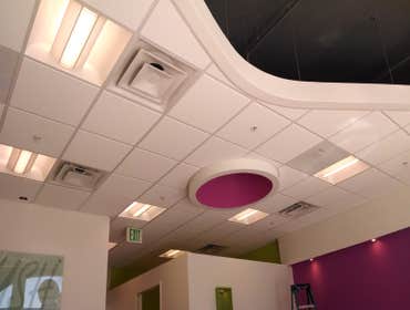 Recent commercial ceiling projects