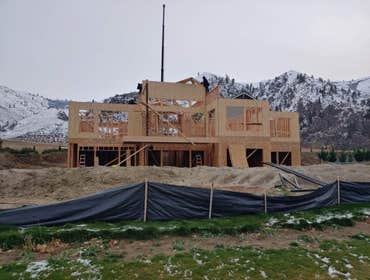 Orondo, WA - Lakehouse Addition Adding 4200 Sq Ft addition to existing 1400 sq ft home above 3 car garage in Orondo, WA