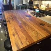 Photos from Ten Fingers Woodworks This is a counter top we built and installed for Bridger Kitchens at their design center and operating kitchen. It i