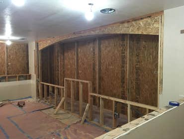 Alpine Allergy Remodel This project involved adding an ADA accessible ramp, renovating the reception counter area, adding an arched opening in an exist