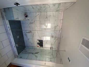 Sherman Oaks 8FT Walking Shower Custom Frameless glass door