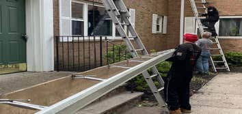 Seamless Gutter Installation by techs from NJ Home Maintenance Services