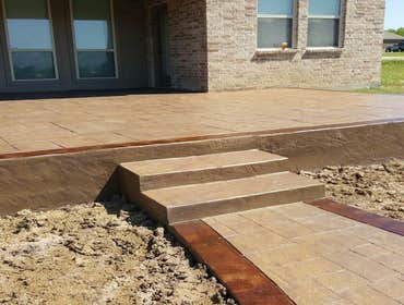 Photos by Gonzales Concrete #1 Stamp concrete