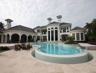 Photos by Mas Design Plan and Construction #1 New home, four bedrooms, study, cabana, 3 car garage