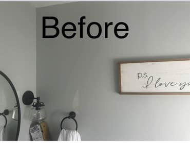Photos by Pristine Construction #11 The customer wanted a half bath turned into a full bathroom. Took out built-in bookshelf on the other side of the b