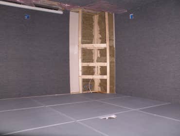 Photos from Vh improvement inc transforms a room in the basement into a media room