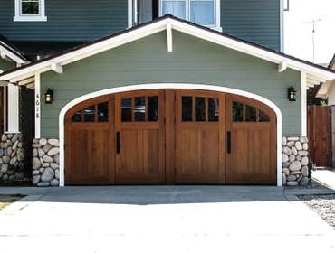custom wood garage doors