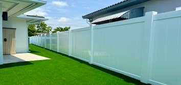 PVC fence