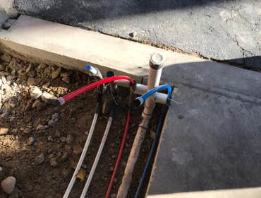 Rough Kitchen Plumbing
