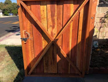 Photos by Pauls General Construction Llc. #10 New redwood fence
Built and installed