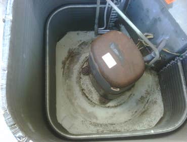 After serviced the Condenser