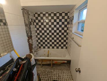 Existing bathroom conditions - 1