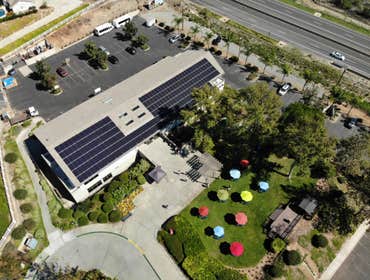 Riverview Church Top of the line frameless smart panels, with module level monitoring and shade mitigation.