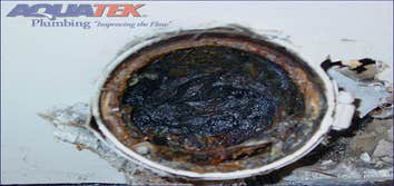 Impacted sewer line