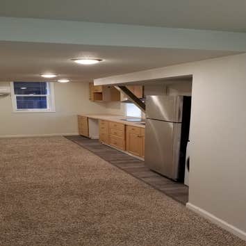 Photos by Interior Euroremodeling LLC #1 Egress window installation and also transform basement closet into small kitchen