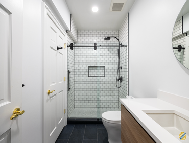 White Bathroom This week, we’re excited to share the stunning makeover of this beautiful bathroom! ?✨ Stay tuned for the transformation! #DreamBathroom