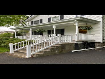Photos by Jbr Superior Home Improvement Inc #5 Front porch renovation steps railings and posts