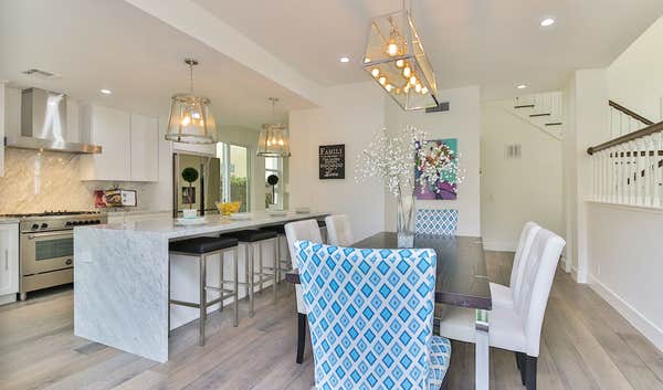 Custom Kitchen & Dining Room | Chic Coastal Remodel | Playa Del Rey