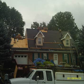 Reading, PA Complete New Roof This is a typical one day project for L & L Contracting, LP. We collaborated with the owner about shingle design and colo