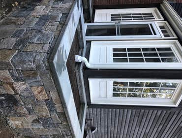 Photos by David Ackroyd - Masonry Contractor #3 Flower box with stones, bluestone cap and bluestone steps.