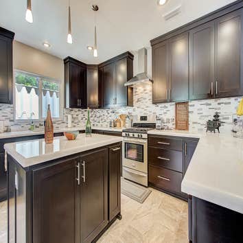 Kitchen with Quartz Countertops