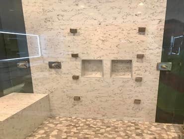 Shower and tubs