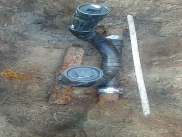 3'' abs to cast iron 2ble c/o