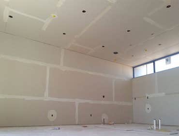 Los Vallecitos san marcos demo frame t-bar repair and drywall work
