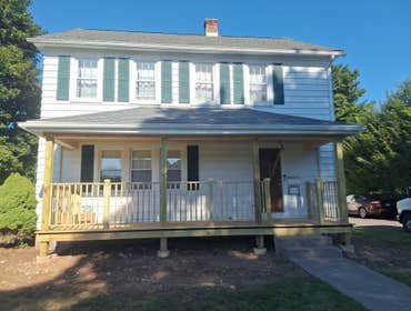 The new front porch and roof are all done.