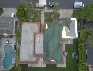 Foam roof- Dana Point, CA