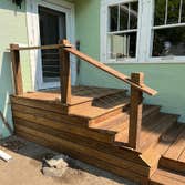 Front entry deck/ stairs