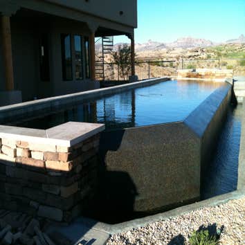 Negative edge pool we built this year in Scottsdale, Arizona. When designing this pool we really wanted to accentuate the beautiful view.