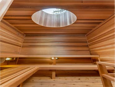 SAUNA WITH SKYLIGHT
