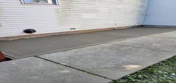 Photos by Blue Stone Landscaping LLC #4 Adding concrete on service walkway