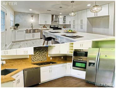 Before and After photos