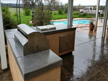 Custom outdoor kitchen