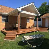 Rear Deck with covered porch