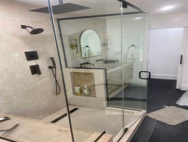 Venetian Plaster- Chino Hills - Full Bathroom Remodel