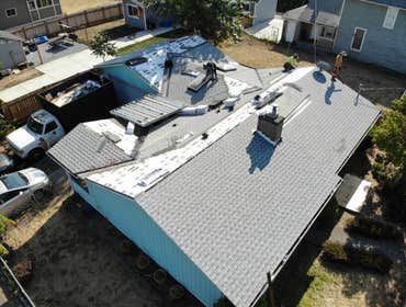 Drone Footage from our Roofing Projects