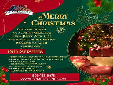 ☃︎??❄️☃️?? Merry Christmas And Happy New Year Wishes You SPM Roofing LLC??????? ☃︎??❄️☃️?? Merry Christmas And Happy New Year Wishes You SPM Roofing LL