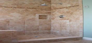 Stillwater, Ellicott City, Md complete bath remodel with elegant shower enclosure