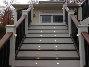 Trex Composite Deck w/ lights